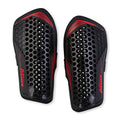 Mitre Unisex Soccer Shin Guards - color: Aircell Carbon Slip Black/Red, size: Medium