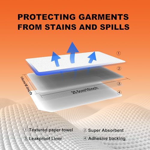 Peel and Stick Multi-Use Cleaning Wipes - Hand Quick Clean, Adhesive Clothing Protectors, Heavy Duty Cleaner Wipes for Painters, Mechanics, Disposable, High Absorbency 6 x 10 in, 10 Count (Pack of 1) - size: 10 Count (Pack of 1)