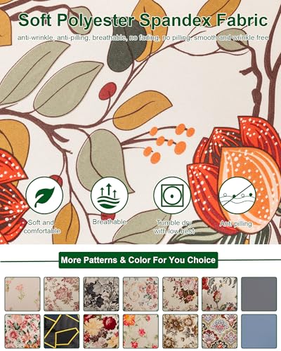 CRFATOP 2 Piece Stretch Wingback Chair Cover Printed Wing Chair Slipcovers Spandex Fabric Wingback Armchair Covers with Elastic Bottom for Living Room Bedroom Wingback Chair,C18 - color: Color C18