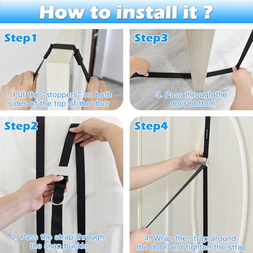 Brebebe Door Anchor Strap for Resistance Bands… - style: 1 Door Anchor Strap