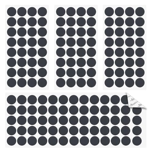 Jayen 160 Pcs Non Slip Self-Adhesive Silicone Cuttable Furniture Pads, Anti-Sliding Anti-Scratch Rubber Floor Protectors for Any Furniture and Appliances - Black (Matte) - size: Black