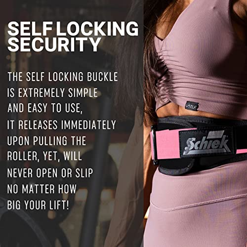 Schiek Sports Model 3004 Power Lifting Belt - Black - color: Pink, size: X-Large