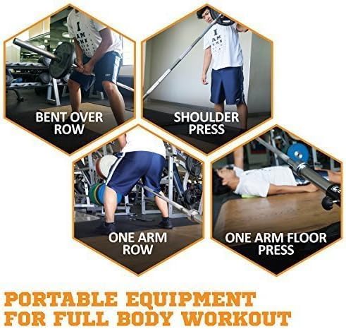 EVERSTRONG T Bar Row Attachment with V Bar Attachment Landmine Handle - 360 Swivel Landmine Attachment for Barbell for Full-Body Workout in Home Gym - Small Spaces - Deadlifts Squats Landmine Stand - style: 2" Base Only