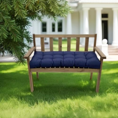 Indoor/Outdoor Bench Cushion, Garden Loveseat Cushion, Swing Seat Cushion,Thicken Patio Bench Soft Rocking Chairs Pad for Lounger Garden Furniture Patio Loveseat Bench (Dark Coffee, 39.3x19.6) - color: Dark Coffee, size: 39.3x19.6