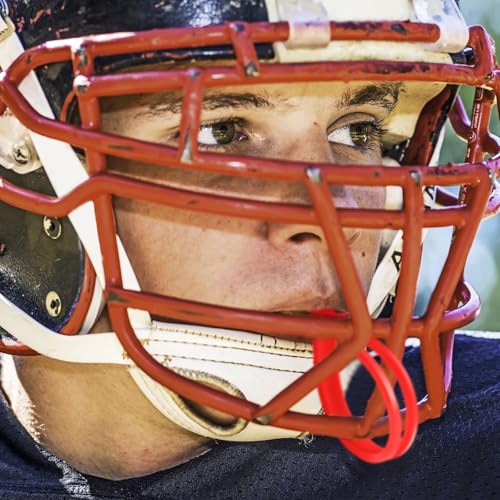 Dunzy 20 Pcs Football Mouth Guards with Strap Bulk Sports Mouthguard Bulk Football Mouthpiece Mouth Protector for Wrestling Boxing Lacrosse Hockey Taekwondo - color: Mixed Color, size: Adult