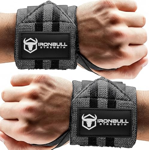 Wrist Wraps for Weightlifting (USPA & IPL Approved) - 18” Premium Quality Wrist Straps for Weightlifting - Weight Lifting Wrist Wraps with Thumb Loop - Best Gym Wrist Wraps for Lifting Weights, Curls & Dips - Lifting Wrist Wraps for Bench, Powerlifting &