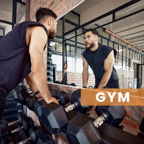 pertetey Home Gym Mirror, 56X24 Inch(Each)-2Pack Large Frameless Tempered Glass Full Body Wall Mounted Mirror for Gym, Yoga, Exercise, Dance Studio