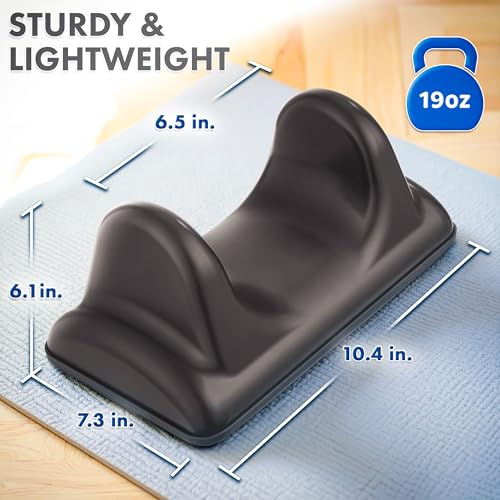 EcoEarth Psoas Release Massage Tool - Black - Deep Tissue Hip Flexor Massager with Anti Slip Base - Myofascial Massage Tool for Lower Back & Psoas Muscles - Trigger Point Massager - style: Anti Slip Base