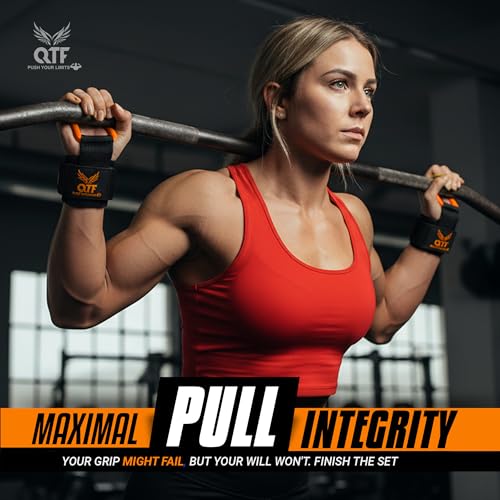 Weight Lifting Hooks Lifting Heavy Duty Deadlift Wrist Straps Men and Women Pull Ups Powerlifting and Gym Workouts grips - color: Orange-Barber, size: Barber-Hooks