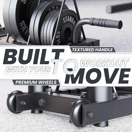 Synergee Horizontal Plate Rack – 350 lb Capacity with Bar Holders