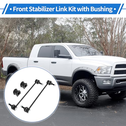 Front Stabilizer Bar Links with 2 Pcs Bushing for Jeep Patriot 2007-2017 for Dodge Caliber 2007-2012 Sway Bar Link Kits No.K80258 1 Set