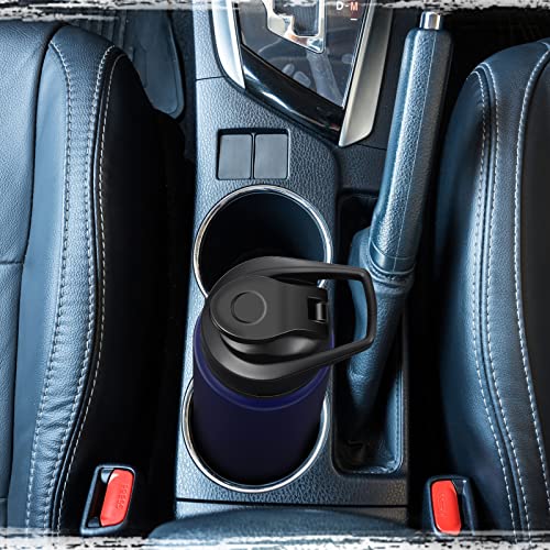CHENGU Water Bottle Bulk 20 oz Aluminum Reusable Bottles Lightweight Snap Lid Water Cups Easy Carry Leak Proof Travel Tumbler for Gym Sports Camping Hiking Fishing - color: Blue