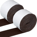 Shappy 2 Packs 120 x 2 x 0.04 Inch Felt Strips with Adhesive Backing Felt Tape Roll Non Slip Self Adhesive Cuttable Furniture Pads for Protecting Hardwood Floors, Chairs, Wall(Dark Brown) - size: 120 x 2 x 0.04 Inch