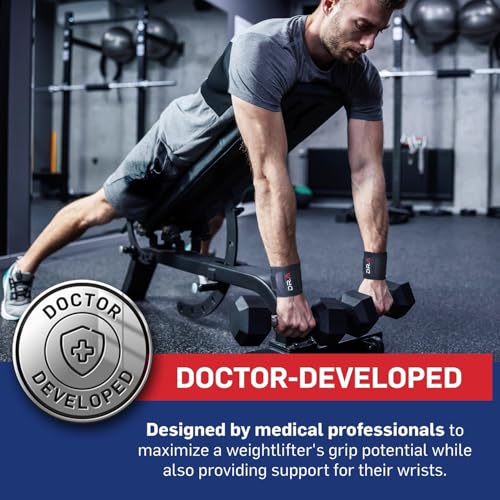 Dr. Arthritis Doctor Developed Wrist Brace, Wrist Wraps for Tendonitis, Hand Support, Ideal for Fitness, Weightlifting (Pair) - size: 2 Pack - Wrist Brace