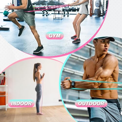 RitFit Rubber Coated Hex Dumbbell Set with Rack, 5-780LB for Home Gym Strength Training, Anti-Slip Knurled Handle, Hexagon Anti-Roll, Heavy-Duty Storage Rack - style: 2 X 5 LBS with pull up assist band