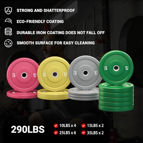 RH01 Power Cage Rack, 2000LBS Squat Rack with with Cable Crossover System&LAT Pull Down System, Multi-Function Workout Cage for Home&Garage Gym - color: Red, size: RH01 Power Cage with 290LB C Weights