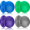 Jerify 4 Pcs Wiggle Seat Flexible Inflated Wobble Cushion Stability Balance Pad Balance Disc Sensory Seat for Men Women Fitness Physical Exercise Improving Posture Home Office - color: Multi Color