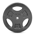 CAP Barbell Standard 1-Inch Grip Weight Plates - color: Black, size: 50 lbs Plate Pack (x1)