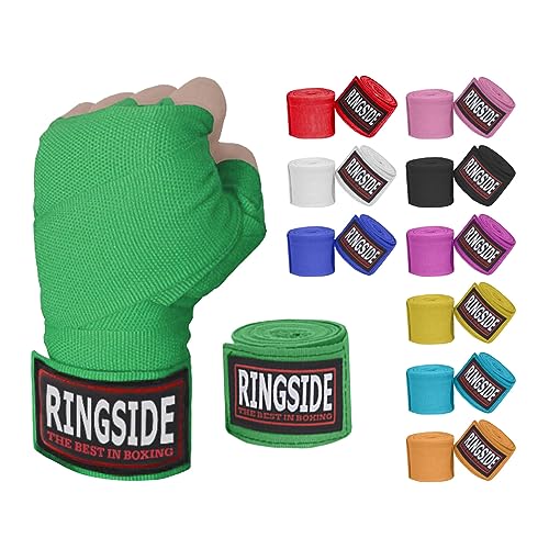 RingsideBoxing Handwraps - color: Neon Green, size: 1 Pair