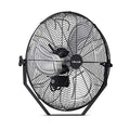 NewAir 18” High Velocity Wall Mounted Fan | Industrial Grade with 3,000 CFM Airflow, 3 Speeds and Heavy-Duty Metal Blades | Fan for Bedroom Garage, Gym & Home Use