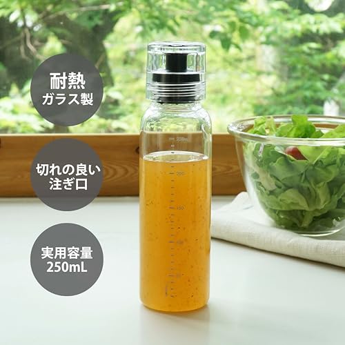 Hario Dressing Bottle, 250ml, Black - color: Black, size: 8.5 Ounces