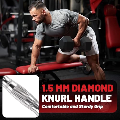 Hex Dumbbell Set 60-650lb, Weights Set Rubber Encased, Home Gym | PAPABABE Complete & Durable Cast Iron Core Odorless PVC Antiroll Hex Shape Ergonomic Chrome Handle Versatile Home Gym - size: 350 lb Set (Pair of 15, 25, 35, 45, 55), style: Chrome Grip