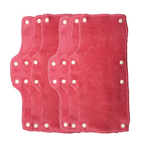 Pink Sweatband for HardHat Washable Velvet Terry cotton Hard Hat Liner NAEE snap on (6, PINK) - color: Pink