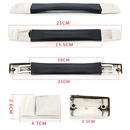 Zoofen Replacement Luggage Suitcase Handle Plastic 25cm Carry Strap Luggage Grip（B007）