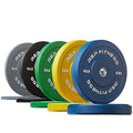 REP Color Bumper Plates LB Olympic Barbell Weights – Rubber Training Discs for Home Gym Strength Lifting, Low Bounce Durable, Weight Pairs & Sets 10 15 25 35 45 Pound Options - color: J. 260lb Color Set