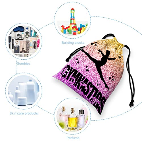 Gymnastics Drawstring Grip Bags Small Drawstring Bag Waterproof Gym Storage Pouch For Holding Gymnastics Grips - color: Gymnastics 5