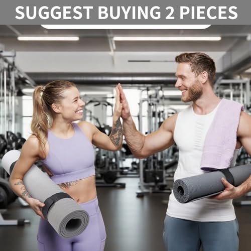 Yoga Mat Carrier Strap, Adjustable Thick Straps Sling for Carrying Large Mats, Stretching Band - color: Slap Band Black