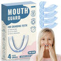 Blue Mouth Guards for Kids,4 Pack Small Szie, 1 Storage Case Included