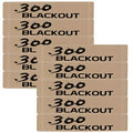 Aolamegs 5/10 Pack Magazine Bands - 5.56 Nato, 300 Blackout, 300 Subsonic, .223 Remington, .308 Winchester, 7.62x39 Magazine Marking Band, Durable Silicone Ammo Caliber Bands for Magazine Identification (2 Colors) - color: 300blk-khakiblack(10pcs)