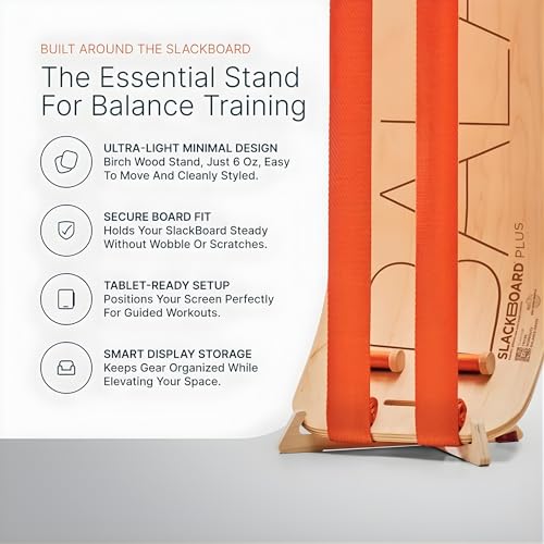 GIBBON SlackBoard, Balance Board Kids & Adults, Slackline Balance Trainer | 1 & 2 Line Options, Slack Board, Core Workout Equipment, Home Gym Training, Standing Desk Exercise, Yoga, Agility, Pilates - color: Butterfly Plus with Stand