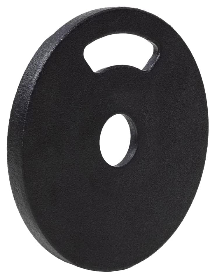 Fitvids 2-Inch Olympic and 1-Inch Standard Cast Iron Weight Plate for Strength Training & Weightlifting, Multiple Weights Available - color: Olympic (2-Inch Center), style: 2.5LB Set of 4