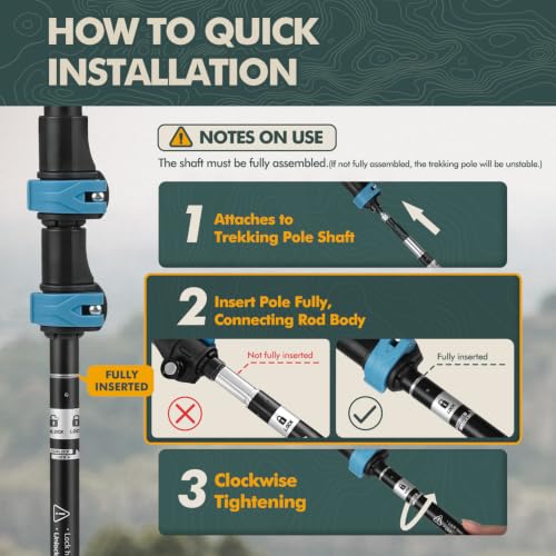 GPTCAMP Walking Sticks,Trekking Poles Collapsible Hiking Poles,Lightweight Folding Travel Walking Pole for Men Women,2pc Adjustable Hiking Stick with EVA Foam Grips for Backpacking - color: -Blue