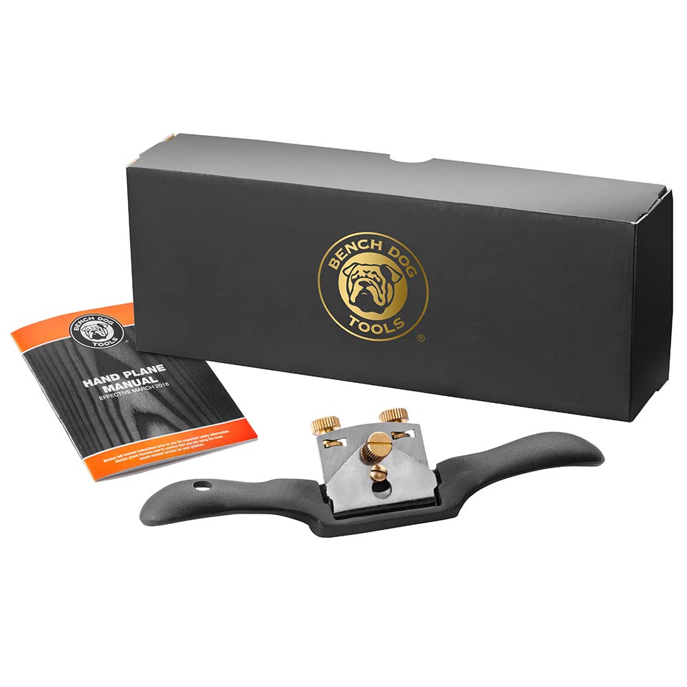 Rockler Bench Dog No. 151 Spokeshave Flat Sole - Woodworking Hand Tool for Chamfers & Roundovers - Adjustable Spoke Shave Plane - Wood Shaping Tools, Stanley 151 Style