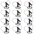 12 Pieces Jump Ropes with Ball Bearings, Adjustable Speed Jumping Rope with Foam Handles for Fitness, Exercise, Cardio Training for Men and Women, Red, Green, Black, Blue