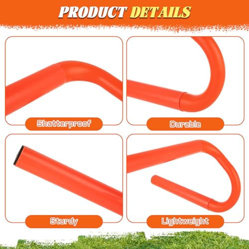 WOPPLXY 6 Pack 6'' Speed Agility Training Hurdles - Detachable Agility Training Hurdles, Speed Training Agility Hurdles, Speed and Agility Training Equipment for Athletes, Soccer, Basketball Training