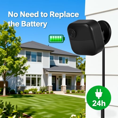 50FT Power Cable Only work for Blink Outdoor 4(4th Gen),Blink Mini2,Blink Outdoor 2K+,Flat Type C Extension Cable Continuously Charging Your Blink Cam,Long USB C Cable (Not Micro USB Adapter) - size: 50FT