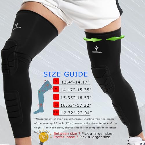 Knee Calf Padded 2 Pack Compression Leg Sleeve Shin Protective Support - size: Medium