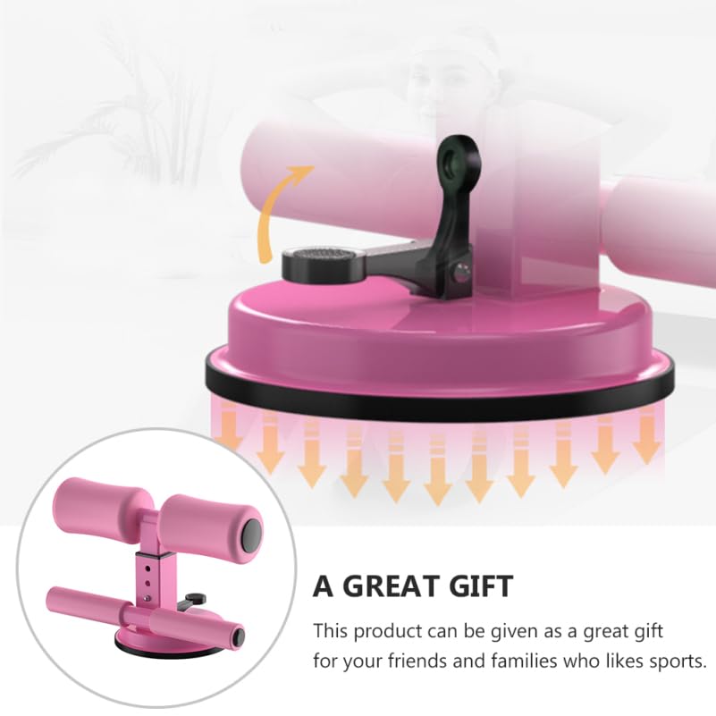 INOOMP Sit up Equipment Dual Pole Ab Trainer Sit up Assistant Device for Abdominal Exercise Crunches Aid Home Fitness Training Auxiliary Device Portable Floor Push up Bar