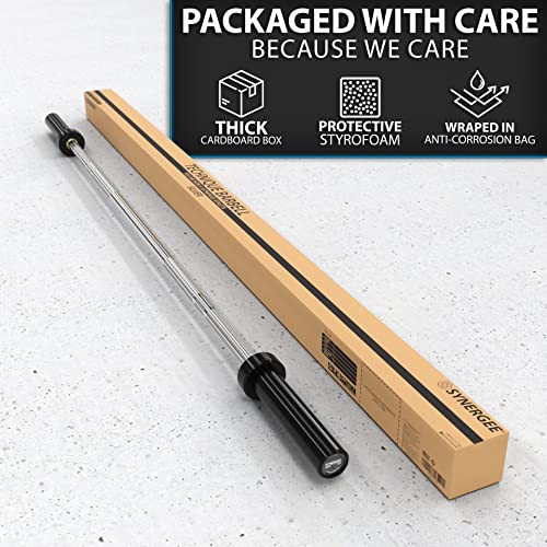 Synergee 15 lb Technique Bar – Aluminum Training Bar - color: Bright Zinc Silver