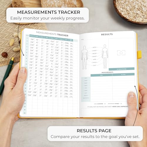 Clever Fox Food Journal - Daily Food Diary, Meal Planner to Track Calories & Nutrients, Weight Tracker Notebook, A5 (Amber Yellow) - color: Amber Yellow, size: A5 (5.8'' x 8.3'')