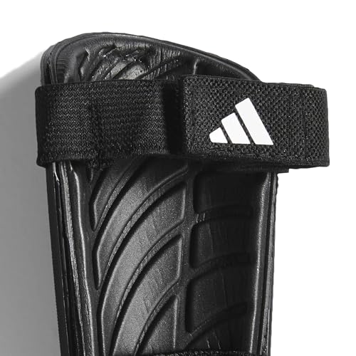 adidas Kids' Tiro Match Soccer Shin Guards - color: Black/Gold Metallic/White, size: Medium