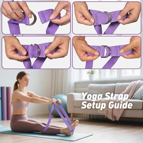 Pilates Ring and Ball Set with 5 Resistance Bands - Pilates Equipment for Home Workout - Magic Circle Pilates Ring 14 Inch to Tone, Sculpt and Strengthen - Fitness Ring for Yoga and Pilates