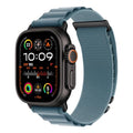 Alpine Nylon Sport Bands Compatible with Apple Watch Ultra Band 49mm 46mm 45mm 44mm 42mm Men Women, Stretch Loop Strap with D-Hook for iWatch Series 10 Ultra SE 9 8 7 6 5 4 3 2 1 (B-Light Blue, 49mm/46mm/45mm/44mm/42mm(Series 3)) - color: B-Light Blue, si