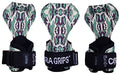 Cobra Grips Weight Lifting Gloves with Adjustable Neoprene Padded Wrist Wraps - Heavy Duty Alternative to Power Lifting Hooks for Deadlifts - color: FIT DitGreen, size: 4.25 - 7.0"