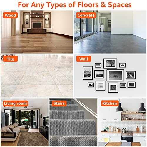 ZONGOOL 12PCS Rug Gripper Tape No Floor Damage Double Sided Non Slip Carpet - color: White