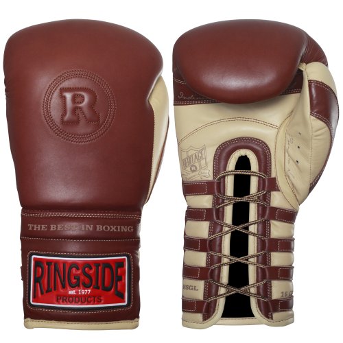 Ringside Heritage Lace Sparring Gloves - size: 16-Ounce